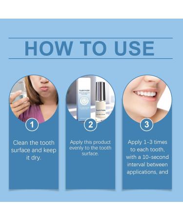 Instant Whitening Tooth Paint Natural Teeth Polish Portable Gentle Teeth Whitening Kit Safe Formula & Long-Lasting Results(1 Pcs) - Buy Online on GoSupps.com