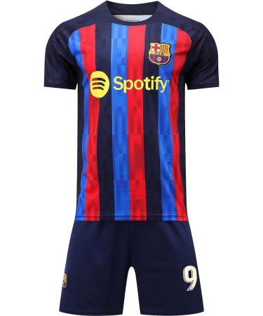 WINKIZIL 2022/2023 Barcelona Home #9 Robert Lewandowski Soccer Football Jersey Set - Adult Sizes - Buy Online on GoSupps.com