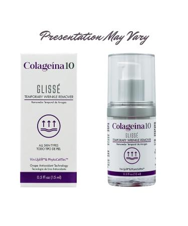 Colageina 10 Gliss Instant Wrinkle Remover 0.5 fl oz - Vin-Uplift & PhytoCellTec Formula - Smooth Fine Lines for 8 Hours - Buy Online on GoSupps.com