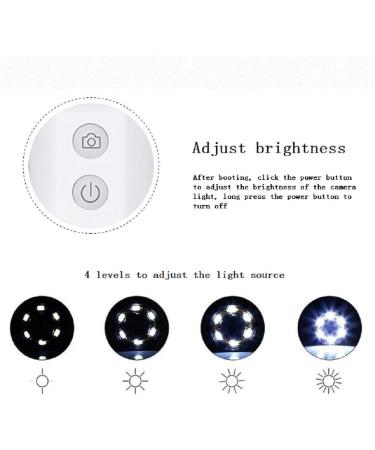 Visual Ear Spoon 2 Million high-Definition Pixel Endoscope WiFi Ear Cleaning Tool Portable Light-Emitting Earwax Spoon - Buy Online on GoSupps.com