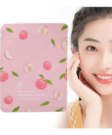 Qukaim Brightening Skin Mask Peach Facial Mask Sheet 25g Nourishing and Hydrating Skin Gentle Moisturizing Face Mask - Buy Online on GoSupps.com