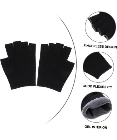 POPETPOP Moisturizing Gel Gloves 2 Pairs Half Finger Moisturizing Gloves Essential Oil Apparel Gel Miss Women Fingerless Gloves - Buy Online on GoSupps.com