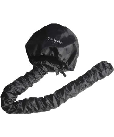 Luntus Hood Hair Dryer Attachment- Soft Adjustable Extra Large Hooded Bonnet for Hand Held Hair Dryer with Stretchable Grip and Extended Hose Length (Black) - Buy Online on GoSupps.com
