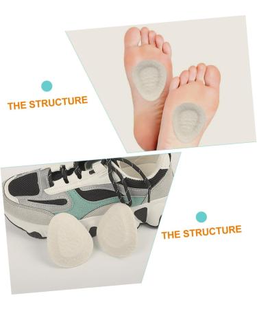 FRCOLOR Felt Foot Pads for High Heels - 4 Pairs Metatarsal Cushions for Women Dress Shoes - Comfortable Forefoot Insoles & Tongue Pads - Ideal for Pumps & Heels - Buy Online on GoSupps.com