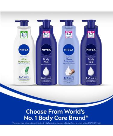 Nivea Nourishing Lotion Body Milk 400ml - Richly Caring for Very Dry Skin - Buy Online on GoSupps.com