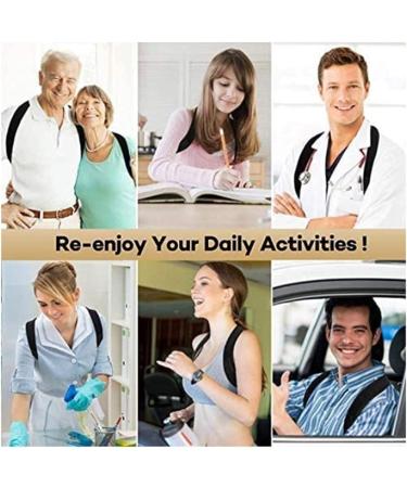 Posture Corrector Back Brace for Men & Women - Comfortable Scoliosis & Humpback Support - One Size Fits All - Ideal for Students & Adults - Buy Online on GoSupps.com