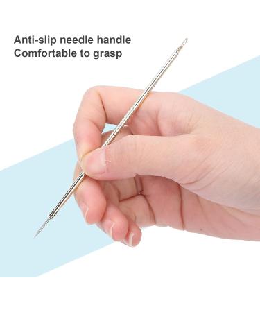 Needle Blackhead Remover Stainless Steel Pimple Extractor for Remove Blackheads Whiteheads Acne Pimples - Buy Online on GoSupps.com