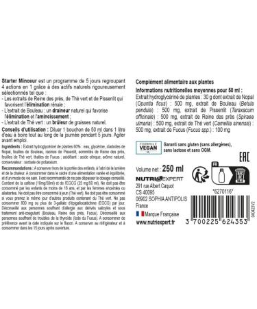 Slimming Starter - 5-Day Detox Drink with 13 Plant Extracts for Weight Loss - 250ml - Buy Online on GoSupps.com