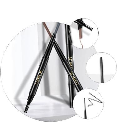 Beavorty 3pcs 2 1 Eyebrow Makeup Tools Eyebrow Pen Microblading Pencil Rotate Eyebrow Pencils Lasting - Buy Online on GoSupps.com