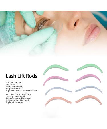 Buy 8 Pairs Silicone Lash Rods - Reusable Eyelash Perming Tools | No Glue Required | 4 Sizes Available - Buy Online on GoSupps.com