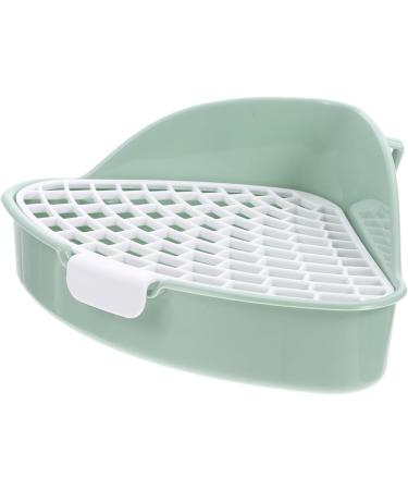 Kisangel 2pcs Box Rabbit Toilet Guinea Toilet Bunny Potty Trainer Cage Chinchilla Bins Animal Rabbit Potty Pp 25X20X10CMx2pcs Greenx2pcs - Buy Online on GoSupps.com