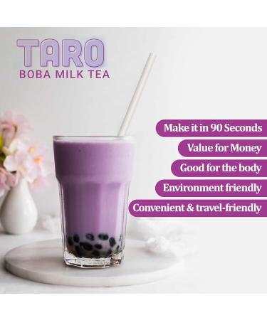 Taro Tea Powder for Bubble Tea 1000 Grams - Taro Powder Makes 35 Servings- Premium Taro Milk Tea Ingredients - Gluten Free Lactose Free - Buy Online on GoSupps.com