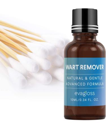 Evagloss Natural Wart Remover - Maximum Strength Liquid Gel for Plantar, Common & Genital Warts - Buy Online on GoSupps.com