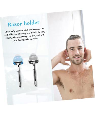 Buy Angoily 6-Set Razor Holder with Suction Cup - Wall-Mounted Plastic Organizer for Razors Toothbrushes & More - Perfect for Any Bathroom - Buy Online on GoSupps.com