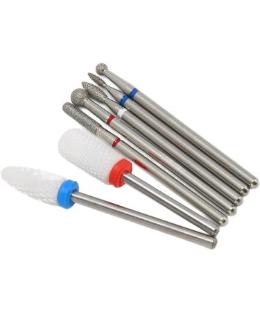 Acrylic Gel Nail Bit Kit Cuticle Remover Ceramic Nail Drill Bits Set Manicure Pedicure for Salon - Buy Online on GoSupps.com
