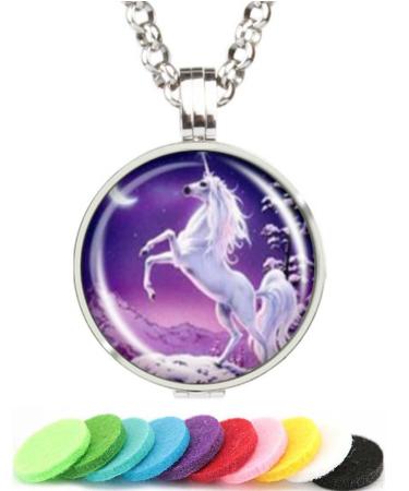 Sale-Aromatherapy Essential Oil Diffuser Necklace Stainless Steel Locket Pendant Jewelry