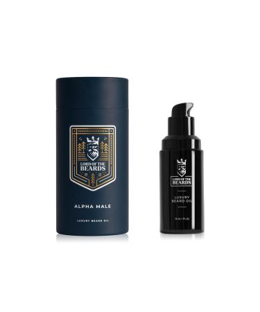 LORD OF THE BEARDS Alpha Male Sweet and Zesty Scented Beard Oil for Men - Premium Beard Care with Organic Jojoba - Promotes Beard Growth - Facial Hair Softener - Vegan-Friendly Gift for Men Sweet Fragrance with the Zest of Citrus Fruits