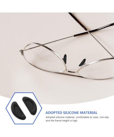 Healvian 20 Pairs Silicone Nose Pads for Glasses | Slipproof & Comfortable Nasal Cushions for Schnapps Glasses | Air Chamber Nose Protection Accessories - Buy Online on GoSupps.com