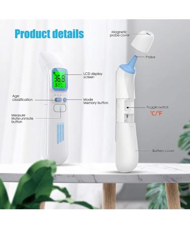WISHDREAM Touchless Digital Infrared Thermometer for Adults, Kids, and Babies - Instant Accurate Reading with Fever Indicator - Buy Online on GoSupps.com