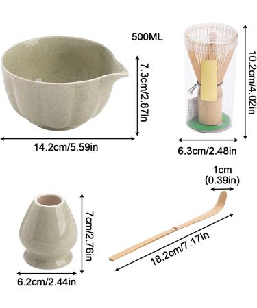 Matcha Set - Matcha Set Whisk And Bowl | Kit Matchaa | Matchaa Whisks | Comprend un bol avec bec whisks scoop et support outils de c r monie de th pour la pr paration de pr paration - Buy Online on GoSupps.com