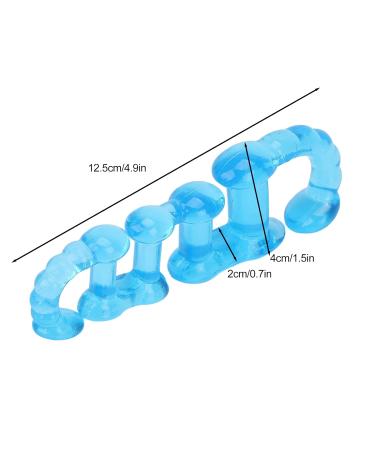 Toe Separator & Bunion Corrector - Portable Night Use Spacer for Overlapping Toes - Blue | Shipping Worldwide - Buy Online on GoSupps.com
