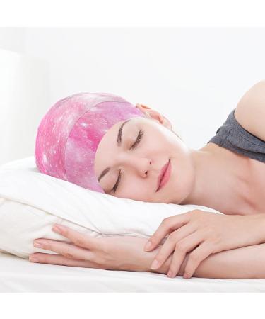 JUAMA Pink Galaxy Universe Satin Lined Sleep Cap for Women - Buy Online on GoSupps.com