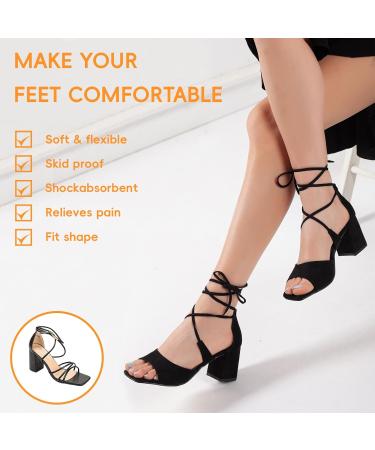 Premium Ball of Foot Cushions for Women | Soft Durable Metatarsal Pads | Slip Resistant Comfort & Pain Relief - 2 Pairs - Buy Online on GoSupps.com