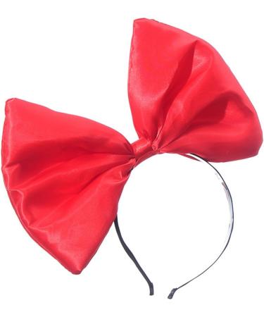 Frcolor Super Large Red Bowknot Headband Women and Girls' Hair Hoop Bow Headdress Hair Accessories for Party and Cosplay Decoration (Red) - Buy Online on GoSupps.com