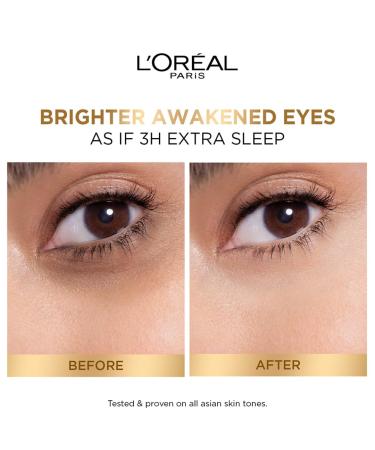 L'Or al Paris Glycolic Bright Dark Circle Eye Serum | 3% Glycolic Niacinamide & Vitamin Cg - 20ml | International Shipping - Buy Online on GoSupps.com