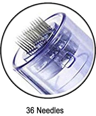 Buy Bowka 36 Pins Electric Microneedling Pen Replacement Needles | Universal Derma Pen Cartridges - Adjustable Bajonett-Slitz - 10 Pack - Buy Online on GoSupps.com