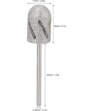 Nail Mill Bits Professional Foot Calluses Grinding Polishing Head Portable Pedicure Nail Drill Bit Remove Gel Acrylic Cuticle Nail File Bit for Manicure Pedicure(Medium fine sand) - Buy Online on GoSupps.com