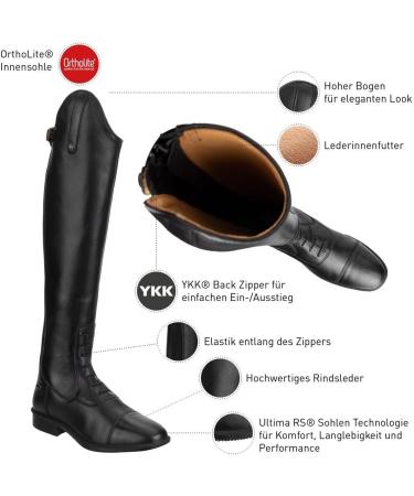 Suedwind Legacy Ventura Riding Boots - Real Leather High Dressage Arch Comfort Insole | International Shipping Available - Buy Online on GoSupps.com