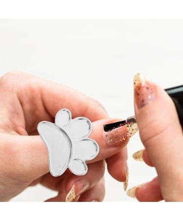 Healvian Lot de 2 Palettes Annulaire en M tal pour Nail Art Palette Ongles Dor e et Argent e Plateau de M lange Polyvalent pour Vernis Ongles Support Compact pour Manucure  - Buy Online on GoSupps.com