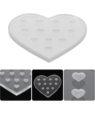 Angoily Support en Verre C ur pour Colle Faux Cils Petit Format Transparent Palette Porte-colle Professionnel Salon Extensions Yeux - Buy Online on GoSupps.com