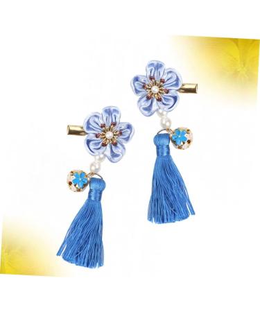 ABOOFAN 2 Pairs New Year Bobby Pin Kids Barrettes for Hair Chinese Style Hairpin Girl Barrettes Clip Girls Hair Clips Hair Clip for Han Chinese Clothing Child Side Clip Japanese-style - Buy Online on GoSupps.com