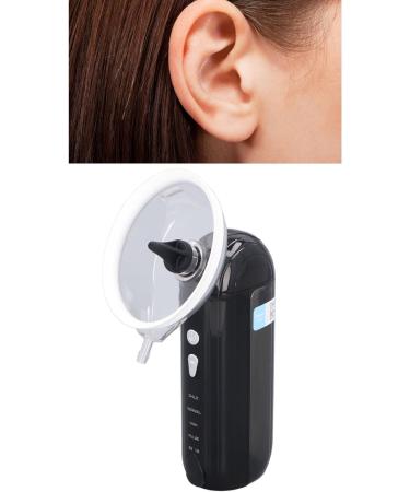 Electric Ear Wax Removal Kit | SoftSpray Ear Cleaner with 4 Pressure Settings | Complete Ear Cleaning Irrigation Kit for Adults & Kids | Black - Buy Online on GoSupps.com