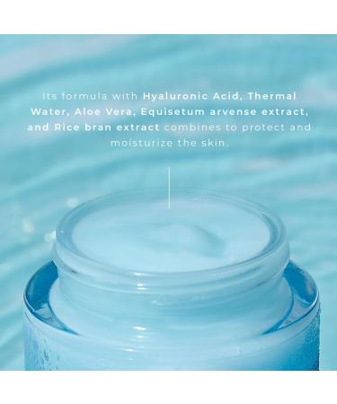 Hidratermal Moisturizing Face Gel - Thermal Volcanic Water & Hyaluronic Acid | All Skin Types | International Shipping - Buy Online on GoSupps.com