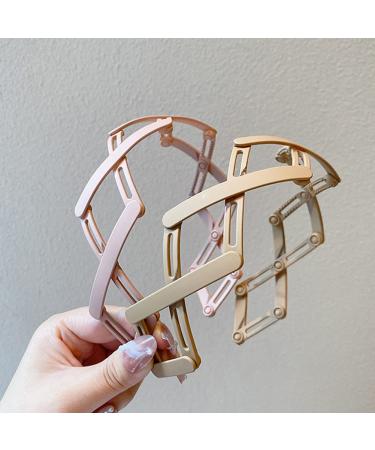 Compact Foldable Headbands - 5-Piece Set Retractable Pocket Hair Bands & DIY Accessories for Stylish Hair Hoops | International Shipping Available - Buy Online on GoSupps.com