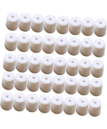 Gatuida Elastic 500pcs Butt Connector Non-Slip Face Mask Lanyard Adjustment Buckle - White Snap Fastener 1x0.6CM - Buy Online on GoSupps.com