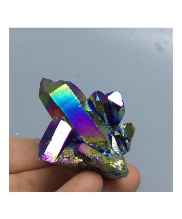Natural Crystal Rough Rainbow Angel Aura Quartz Crystal Titanium Bismuth Silicon Cluster Rainbows Natural Stones and Minerals