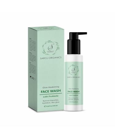 Suroj Organics Glow awakening facewash 100 ml for skin glow skin hydration and removing impurities - for Men and Women
