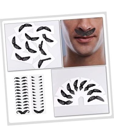 Frcolor 48 Leaves Hair Removal Wax Kit for Face Beard & Eyebrows - Mustache Protection Stickers Included | Black - 1 Pack - Buy Online on GoSupps.com