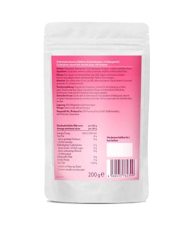 Buy Gymqueen Low Carb Chocolate Drops Edelbitter 3x200g | 75% Cocoa 1.8g Sugar - Perfect for Muffins Cakes & Vegan Desserts - Buy Online on GoSupps.com