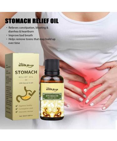 Belly Massage Oil - Natural Almond Olive & Rose Blend for Appetite Relaxation & Digestion | 50ml Niktule - International Shipping Available - Buy Online on GoSupps.com