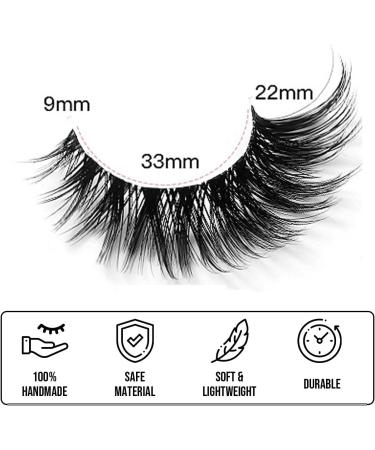 False Eyelashes 5 Pairs Fluffy Fox Eye Lashes Cat Eye Lashes Fluffy Wispy Lashes Lightweight Faux Mink Lashes - Buy Online on GoSupps.com