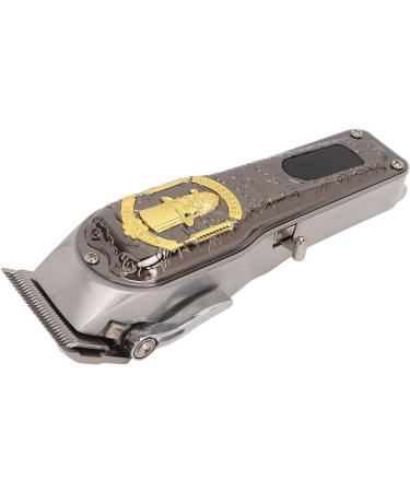 Retro Hair Clippers Kit with Stainless Steel Trimmer Safe Haircut Electric Hair Trimmer with Ergonomic Handle Design Low Noise LED Display - Buy Online on GoSupps.com