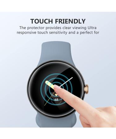 6 Pack Google Pixel Watch Screen Protector - TPU Film, Self-Healing, Anti-Scratch, Ultra-Thin - A-Clear - Buy Online on GoSupps.com
