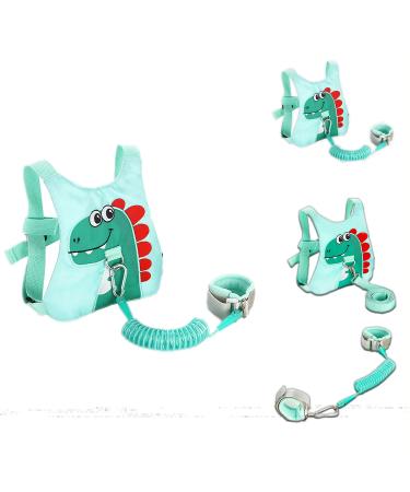 Toddler Leash for Child- Kids Safety Walking Harness and Baby Anti Lost Wrist Link for Girls/Boys Travel (Dinosaur)