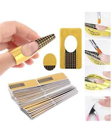 200 Pieces Self-Adhesive Nail Stencils for Gel Nails & Nail Extensions | International Shipping Available - Buy Online on GoSupps.com