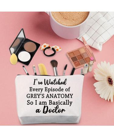 Funny Grey's Anatomy Inspired Make-Up Bag | Doctor Gift | TV Show Travel Case for Fans - Buy Online on GoSupps.com